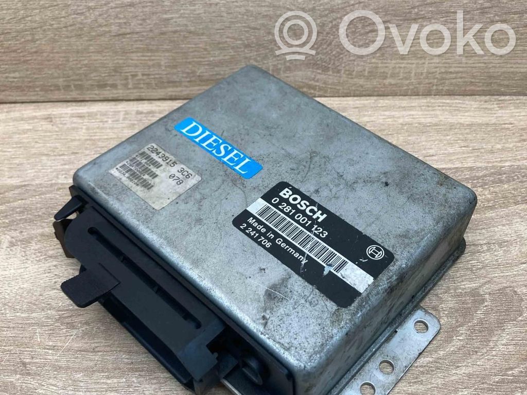 BMW 3 E30 Unidad de control/módulo ECU del motor 