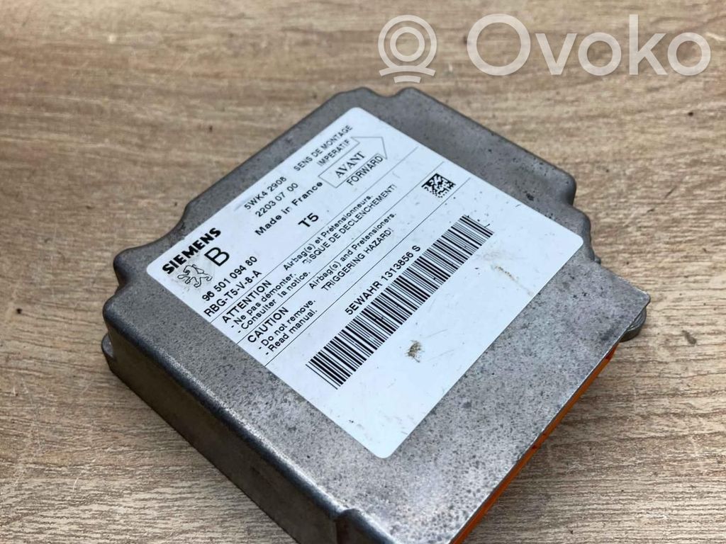 Peugeot 307 Unitate/modul de comandă airbaguri 