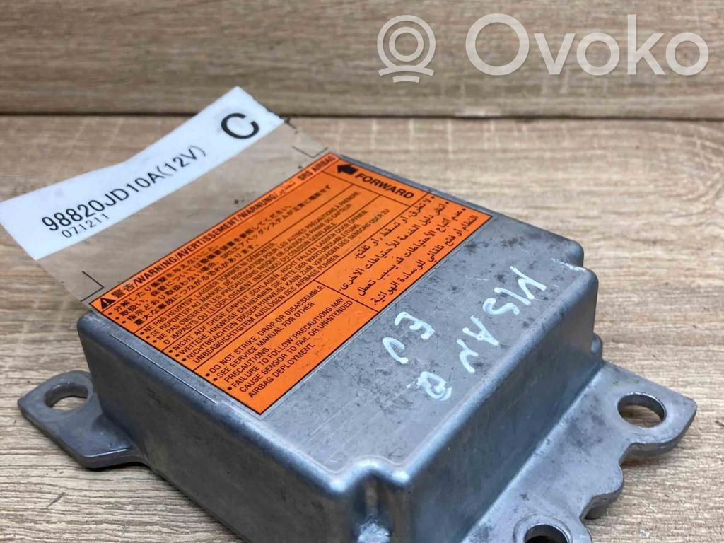 Nissan Qashqai Unitate/modul de comandă airbaguri 