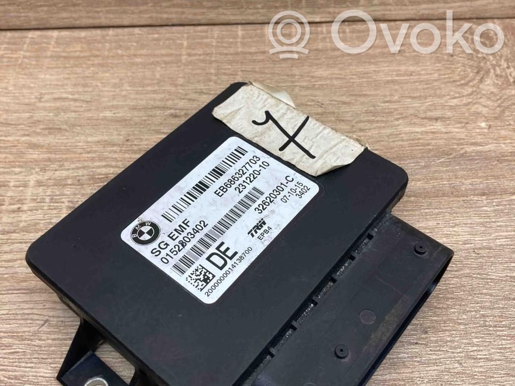 BMW 3 F30 F35 F31 Modulo di controllo del freno a mano 