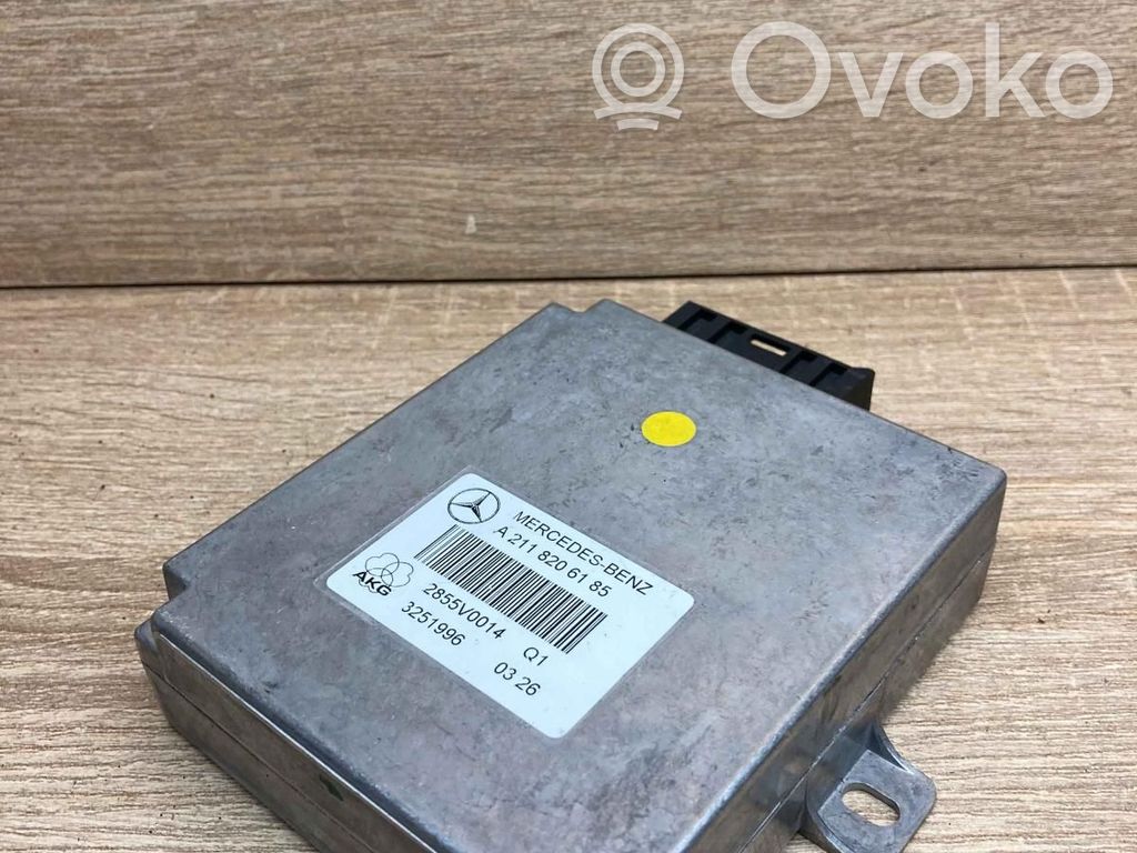 Sterownik / Moduł sterujący telefonem   A2118206185,2855V0014USED