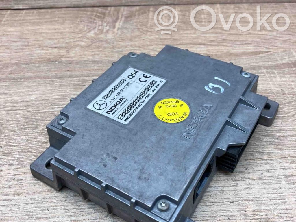 Mercedes-Benz E W211 Unitate/modul control telefon 
