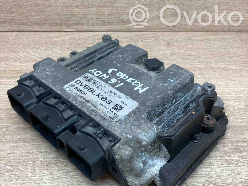Engine control unit/module ECU   DV6BLK03,0281011618