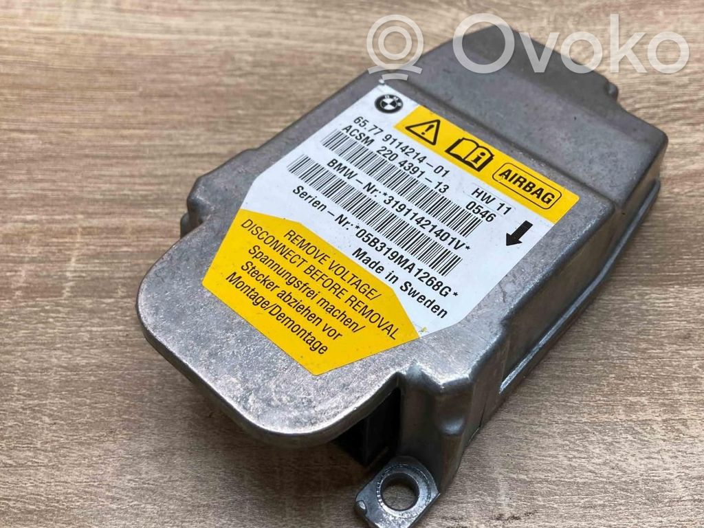 BMW 5 E60 E61 Centralina/modulo airbag 