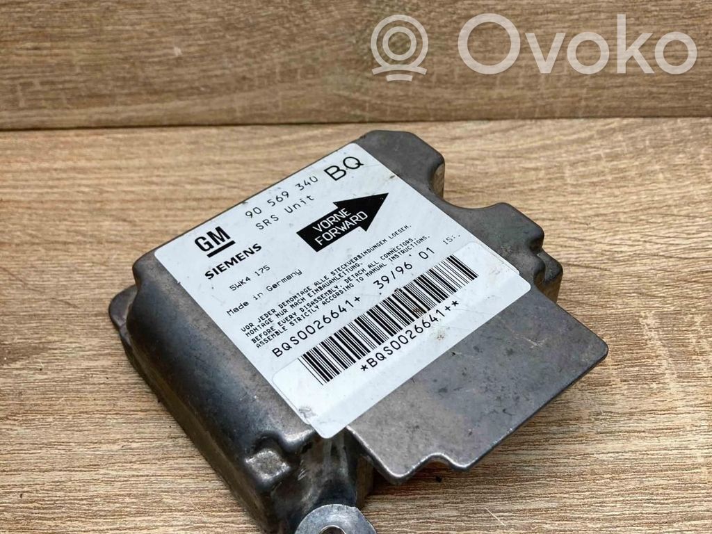 Opel Vectra B Unitate/modul de comandă airbaguri 
