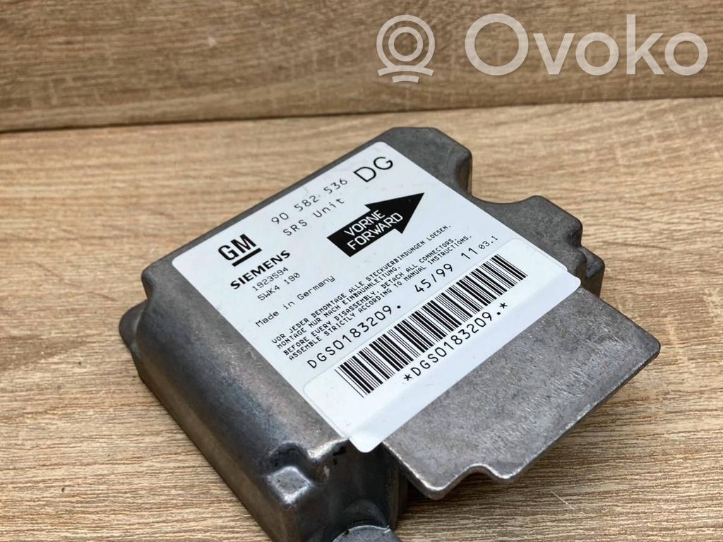 Opel Zafira A Centralina/modulo airbag