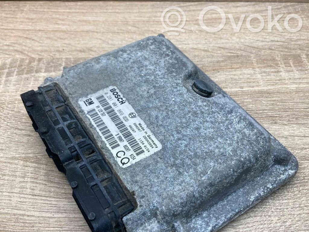 Opel Astra G Unitate control motor/modul ECU 