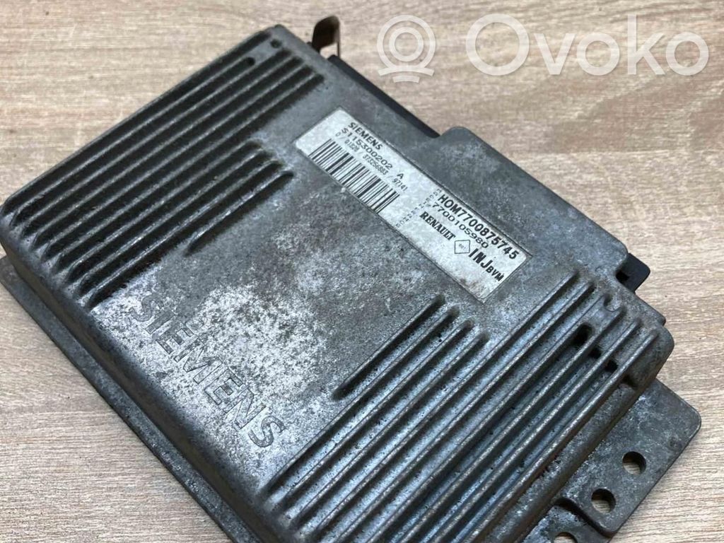 Engine control unit/module ECU   7700875745,S115300202A