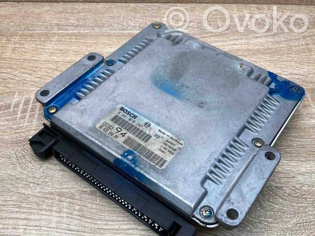 Engine control unit/module ECU   9643524880,0281010747