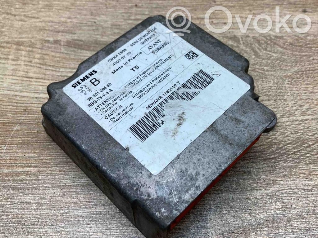 Peugeot 307 Unitate/modul de comandă airbaguri 