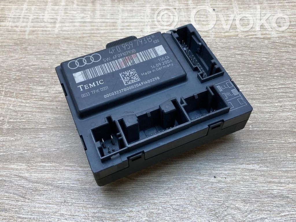 Unité de commande module de porte   4F0959793B,4F0910793B
