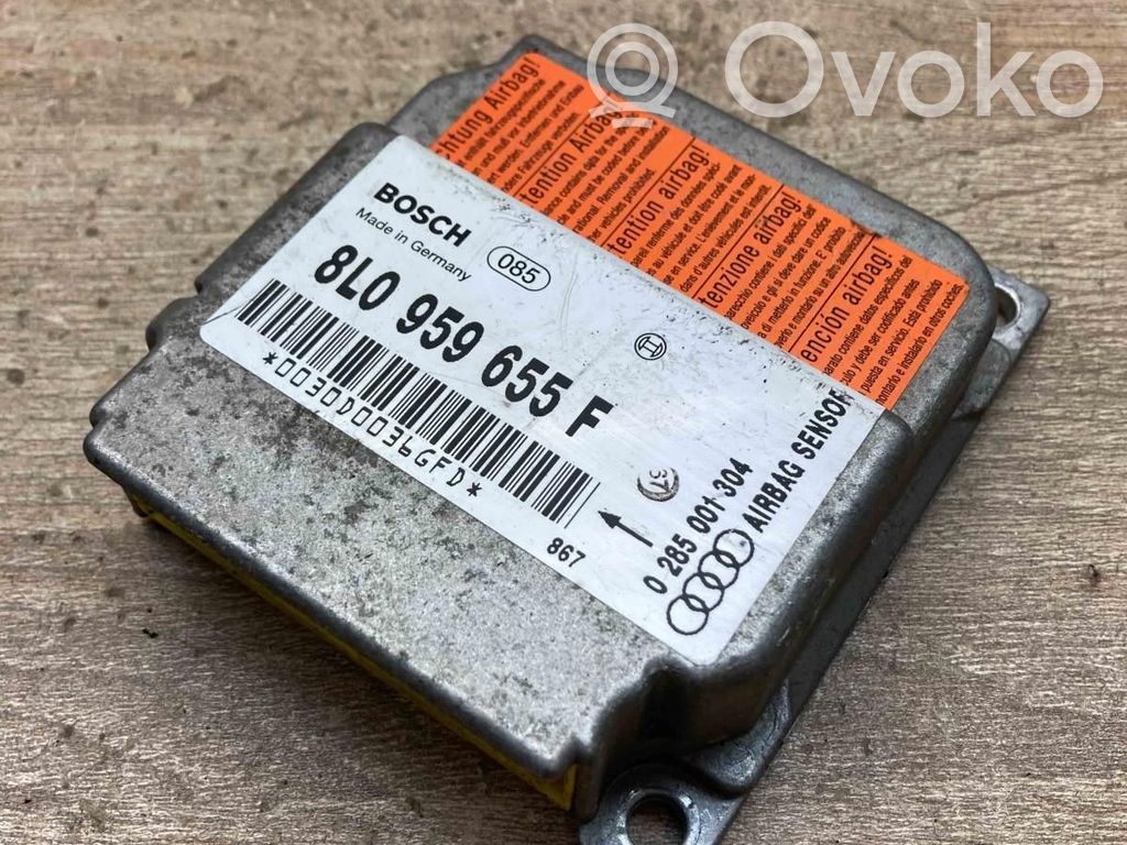 Audi A3 S3 8L Unitate/modul de comandă airbaguri 