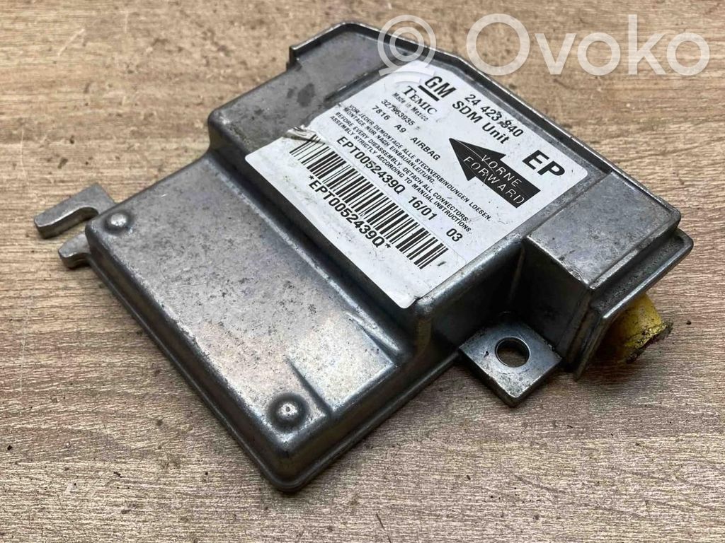 Opel Corsa C Sterownik / Moduł Airbag 
