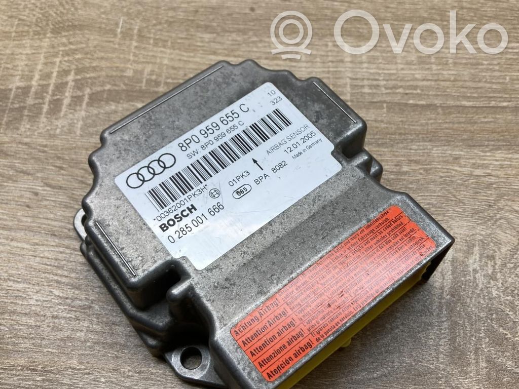Audi A3 S3 8P Centralina/modulo airbag 