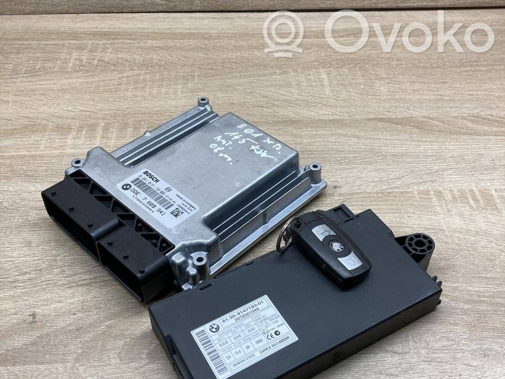 BMW 5 E60 E61 Kit cu ECU motor și set închidere uși 