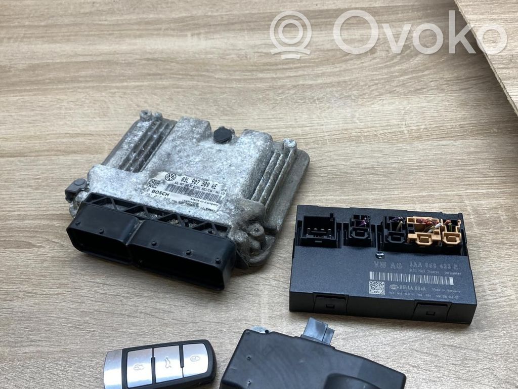 Volkswagen PASSAT B7 Kit centralina motore ECU e serratura 