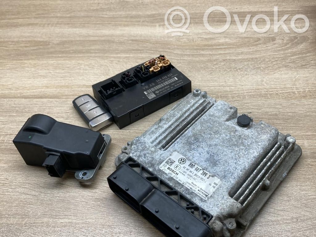 Volkswagen PASSAT B7 Kit cu ECU motor și set închidere uși 