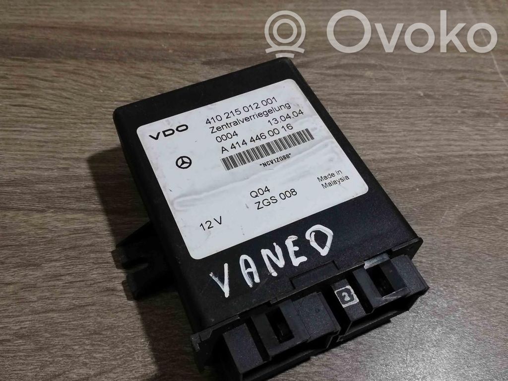 Mercedes-Benz Vaneo W414 Unitate/modul de comandă închidere centralizată 