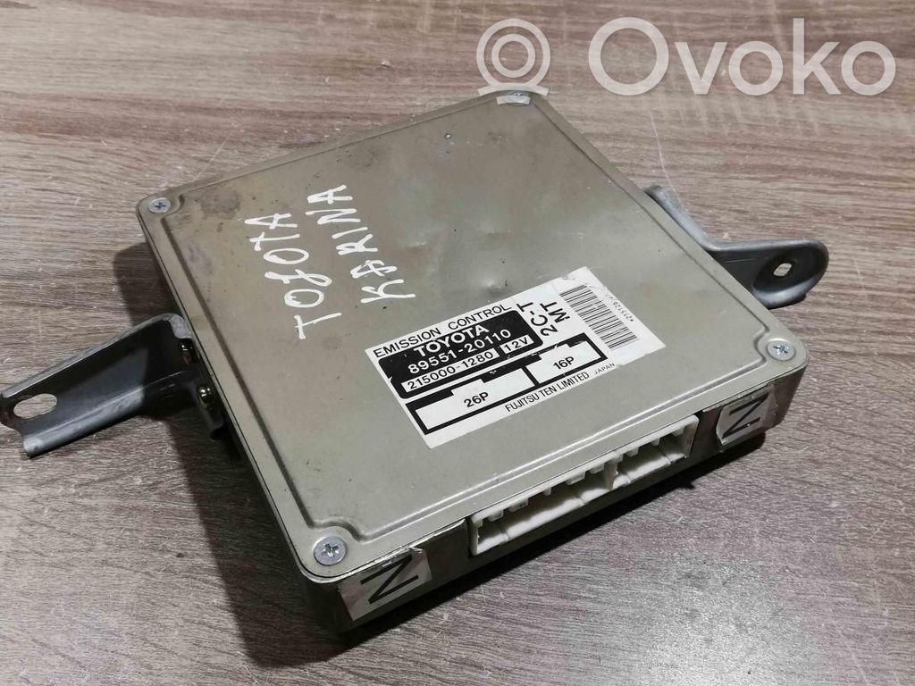 Toyota Carina T210 Centralina/modulo motore ECU 