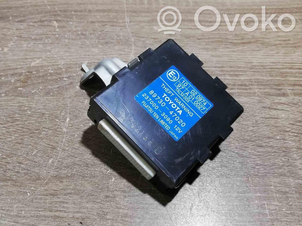 Toyota Prius (XW20) Unitate/modul control alarmă 