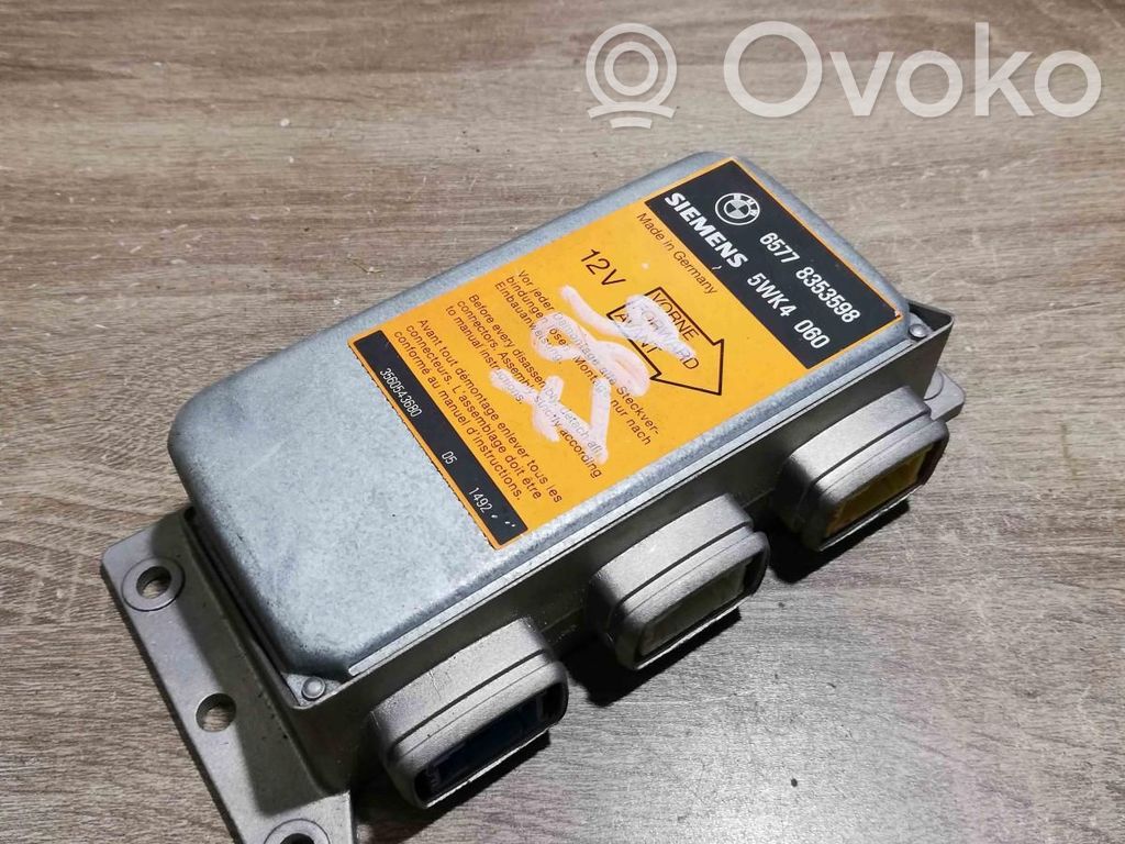 Unidad de control/módulo del Airbag   8353598,5WK4060