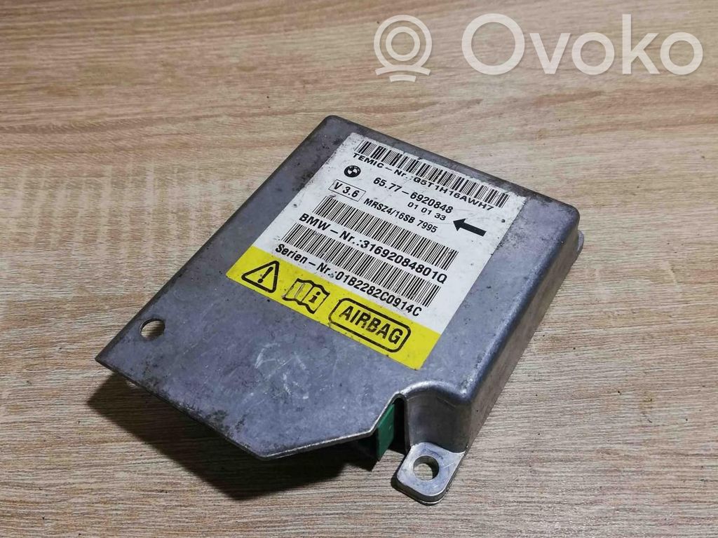 Sterownik / Moduł Airbag   6920848