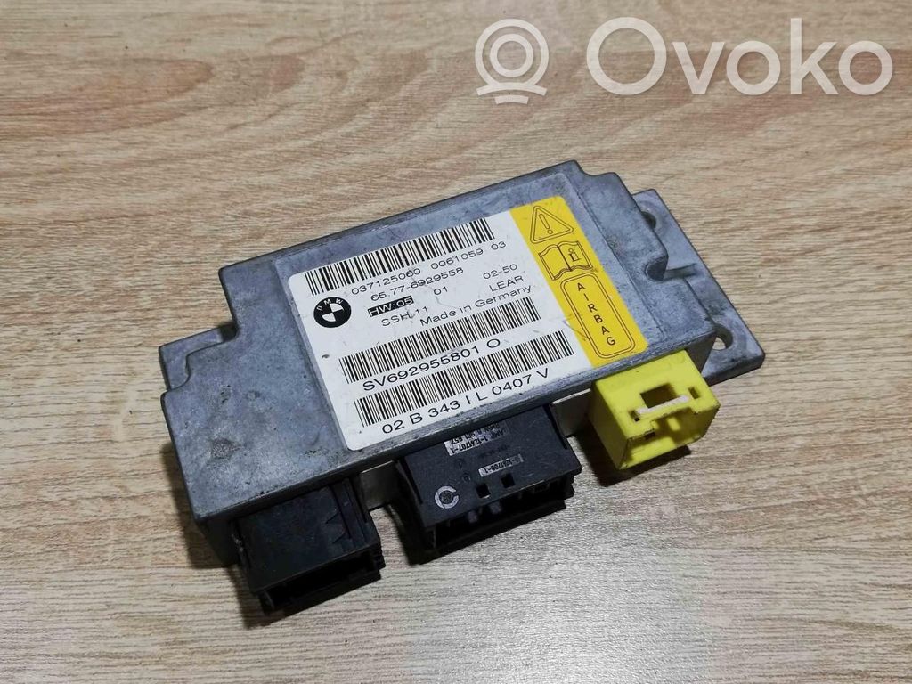Unidad de control/módulo del Airbag   6929558