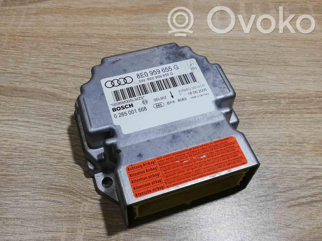 Audi A4 S4 B7 8E 8H Sterownik / Moduł Airbag 