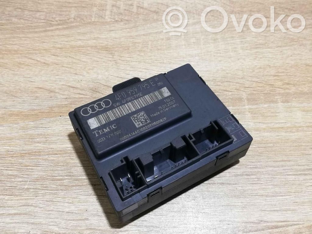 Audi A6 S6 C6 4F Centralina/modulo portiere 