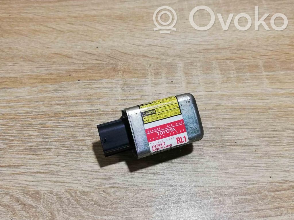 Toyota Prius (XW20) Sensore d’urto/d'impatto apertura airbag