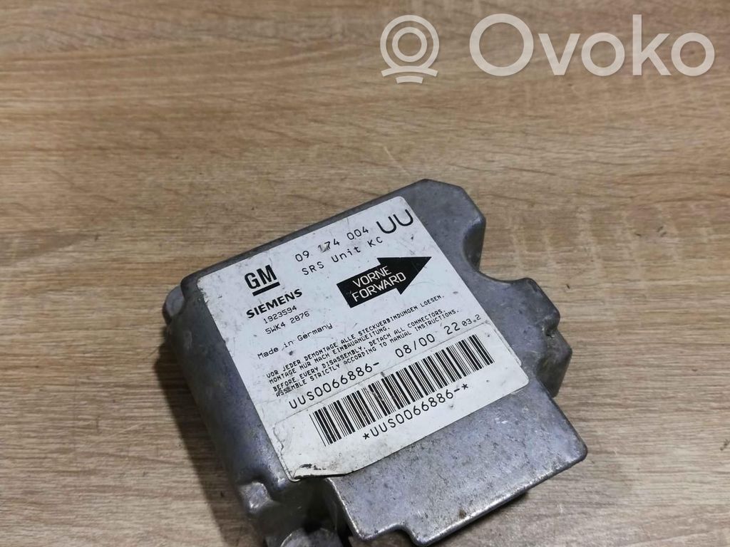Centralina/modulo airbag   09174004