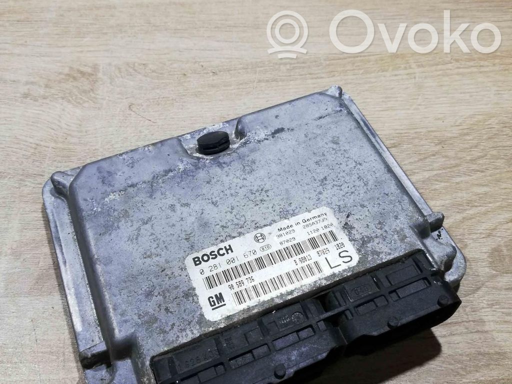Opel Astra G Centralina/modulo motore ECU 