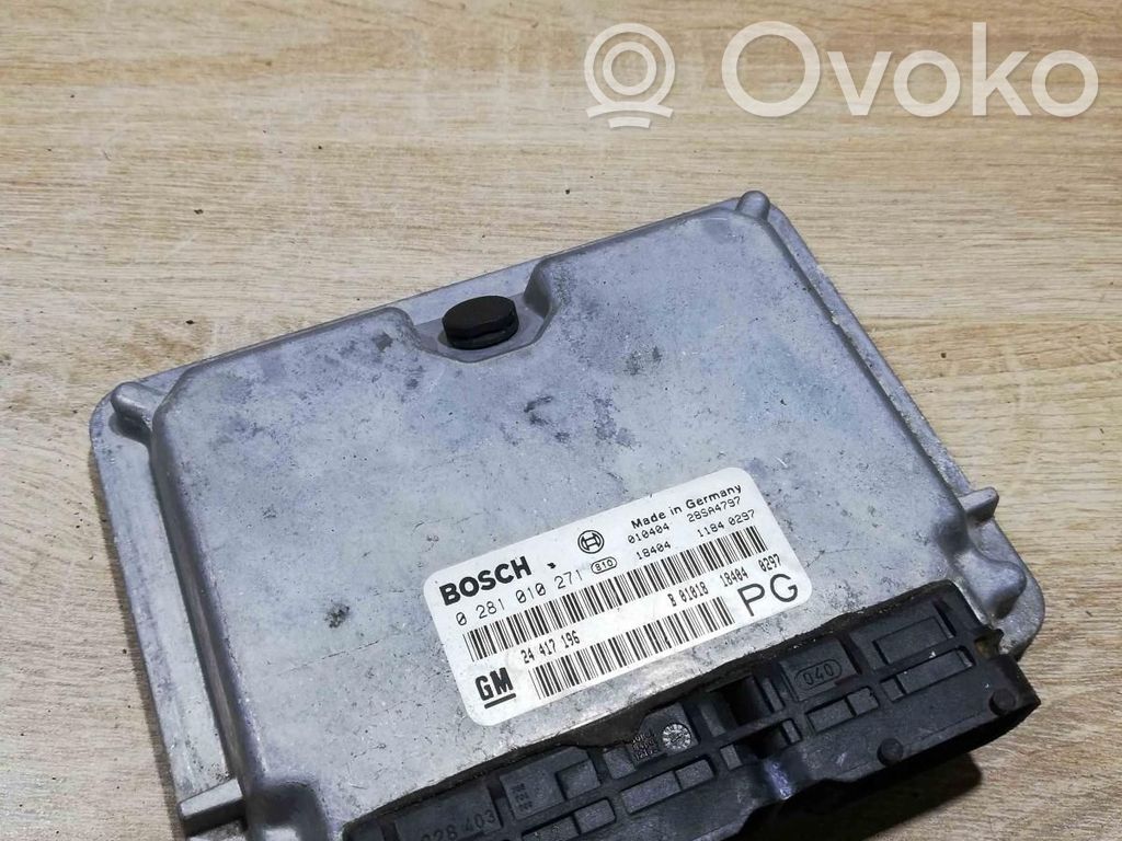 Engine control unit/module ECU   0281010271,24417196
