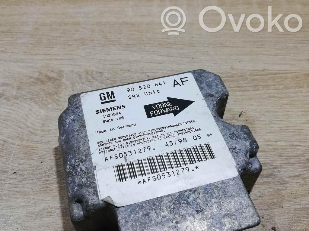Opel Astra F Unitate/modul de comandă airbaguri 