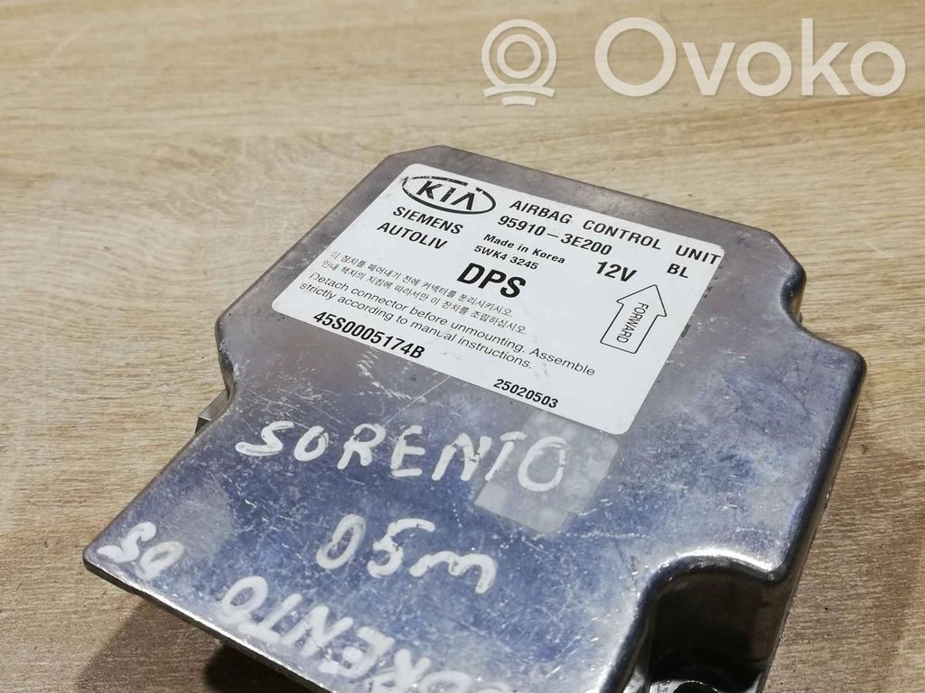 KIA Sorento Centralina/modulo airbag 