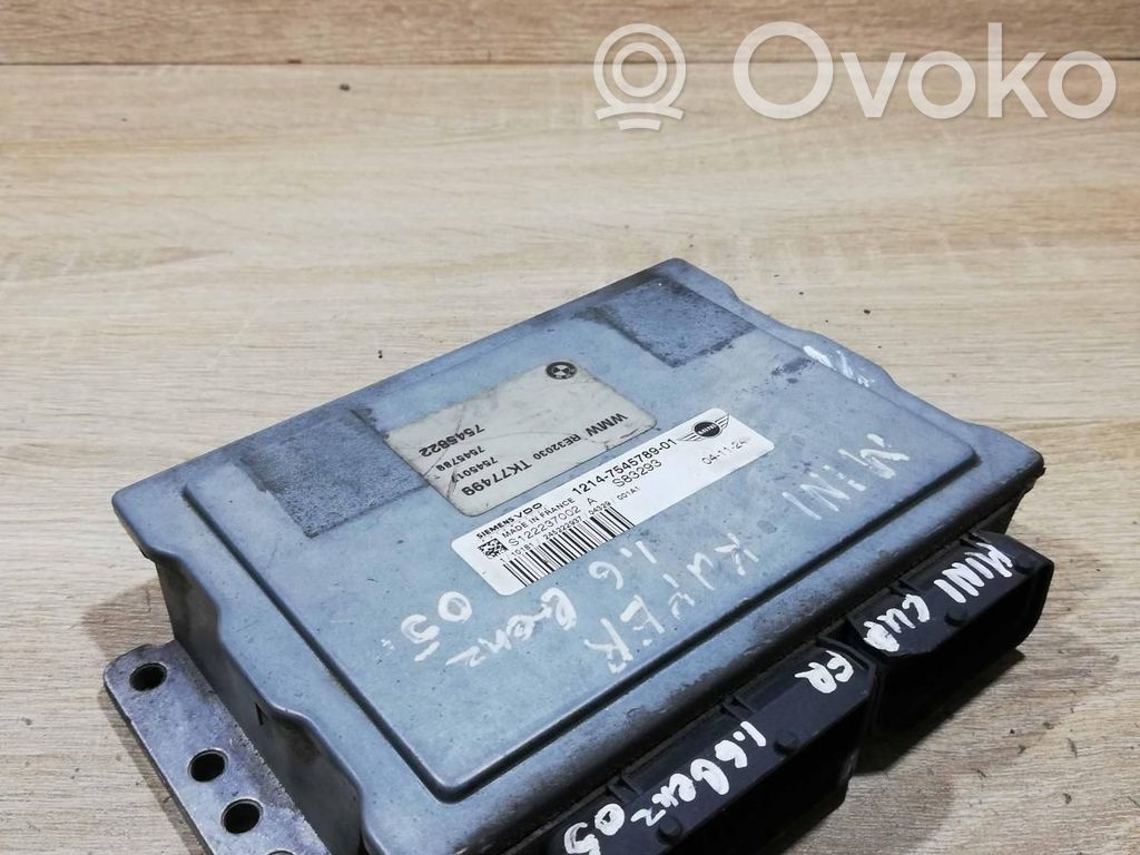 Mini One - Cooper R50 - 53 Unité de commande, module ECU de moteur 