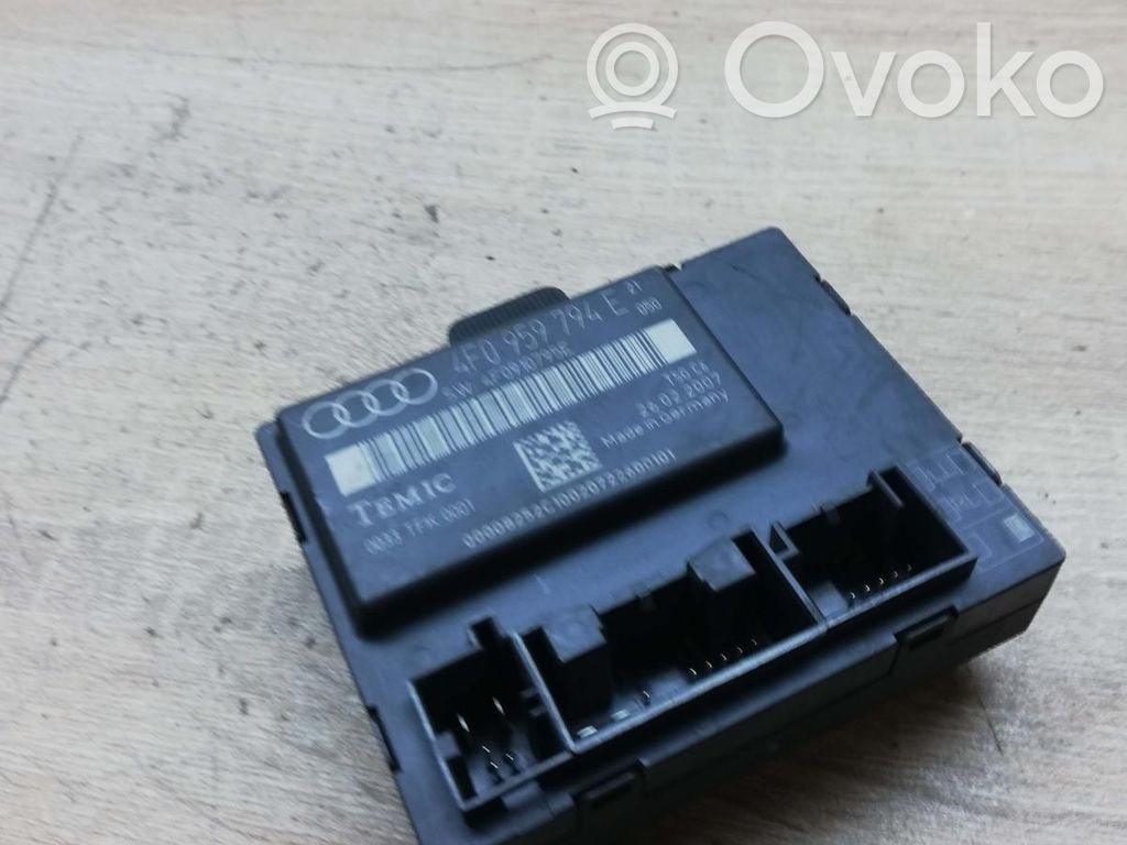 Unité de commande module de porte   4F0959794E,4F0910795E