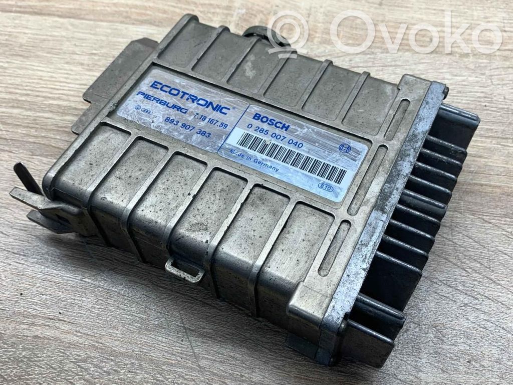 Volkswagen Jetta II Unité de commande, module ECU de moteur