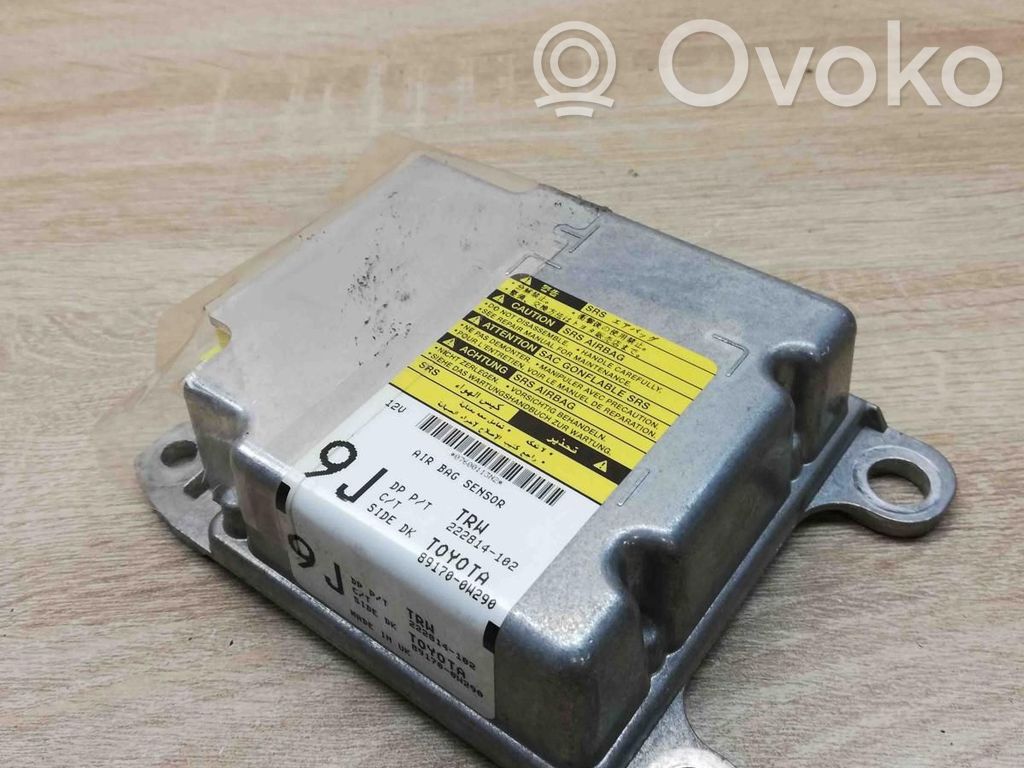 Toyota Auris 150 Sterownik / Moduł Airbag 