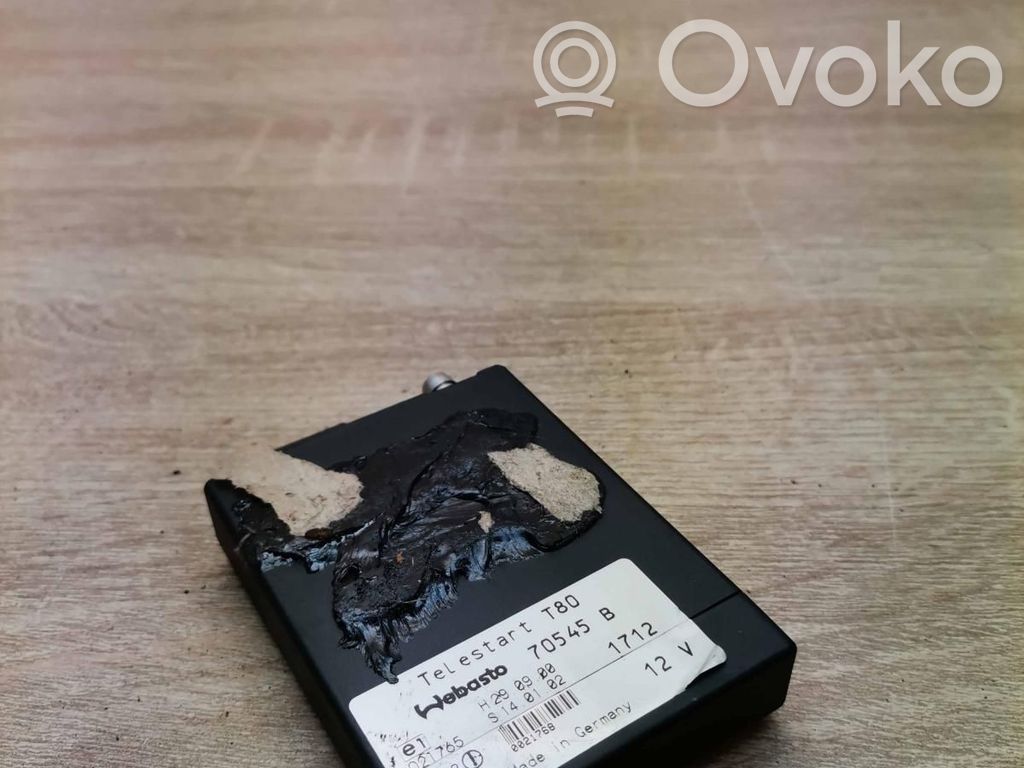 Télécommande de chauffage Webasto   70545B,T80