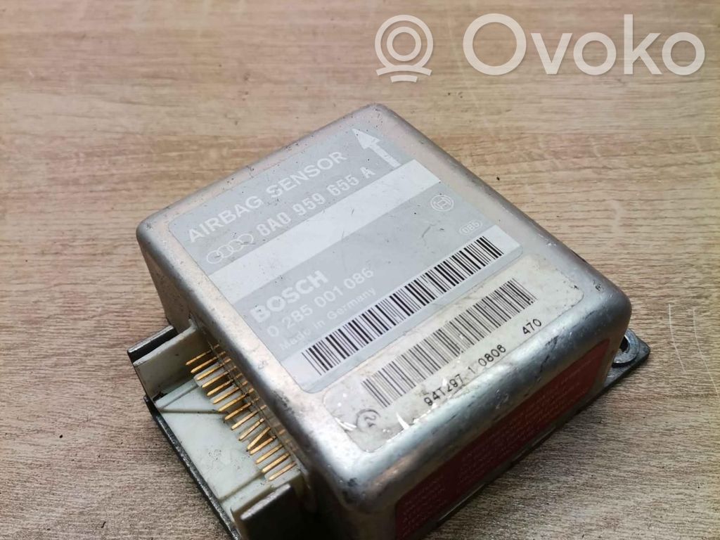 Sensor impacto/accidente para activar Airbag   8A0959655A,0285001086