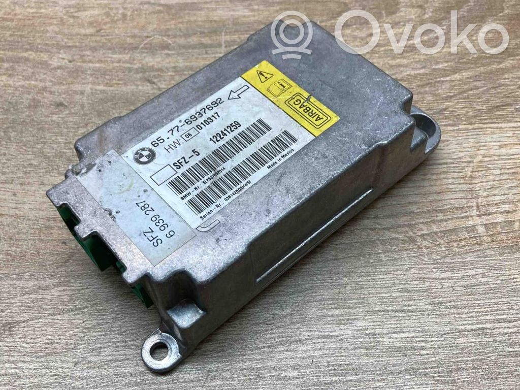 BMW 5 E60 E61 Unidad de control/módulo del Airbag 