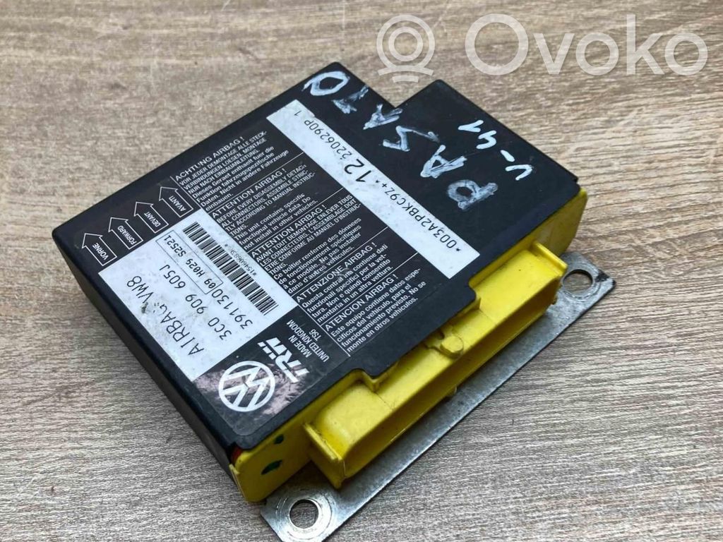 Volkswagen PASSAT B6 Unitate/modul de comandă airbaguri 