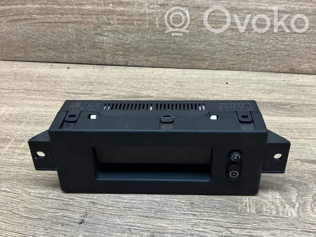 Opel Meriva A Monitor/display/piccolo schermo 