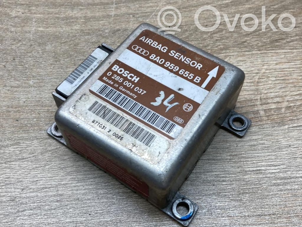 Audi A4 S4 B5 8D Airbagsensor Crashsensor Drucksensor 