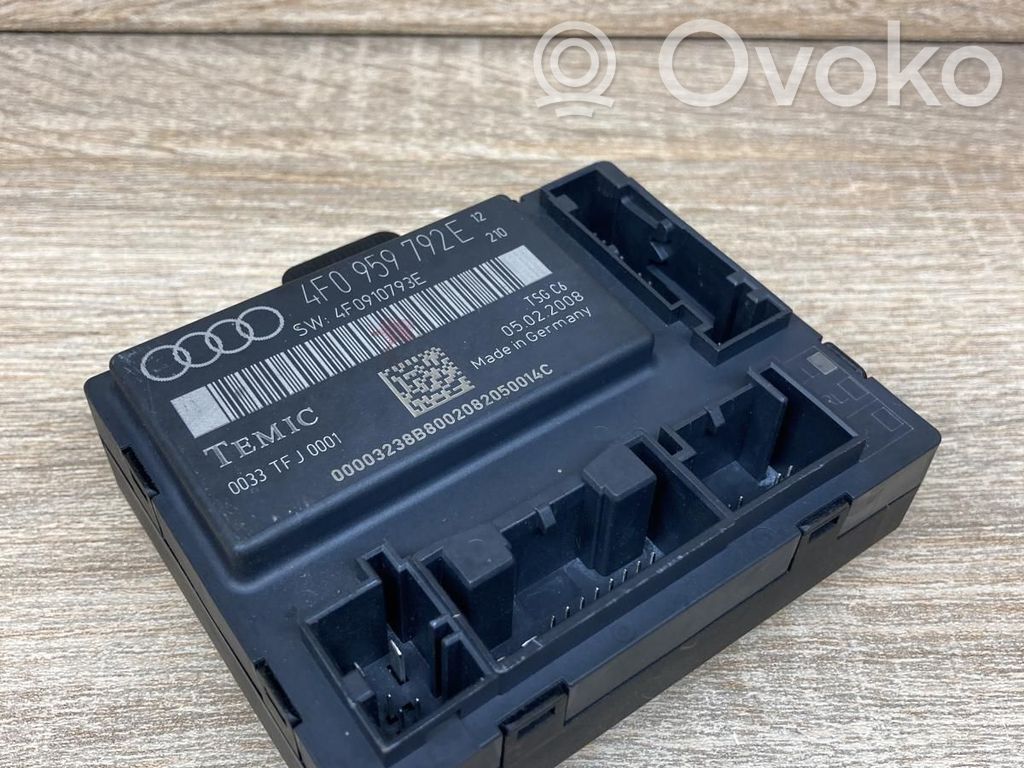 Unidad de control/módulo de la puerta   4F0959792E,4F0910793E