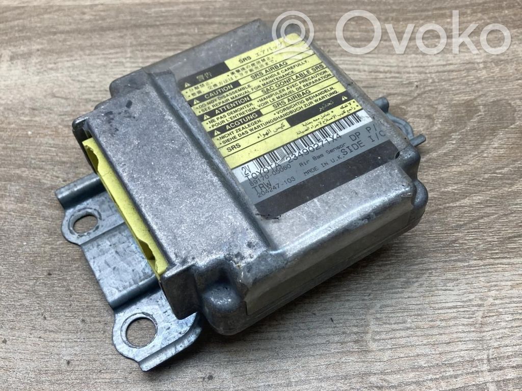 Toyota Avensis T250 Centralina/modulo airbag