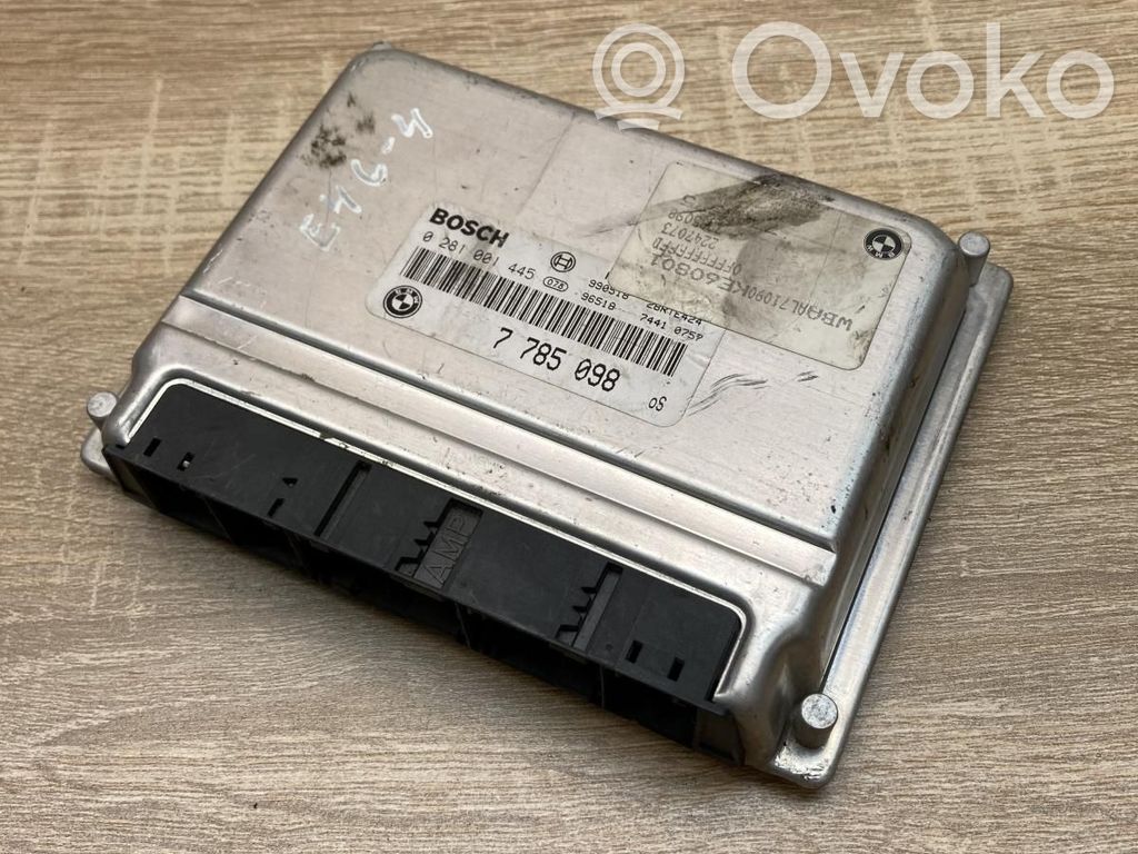 BMW 3 E46 Unitate control motor/modul ECU 