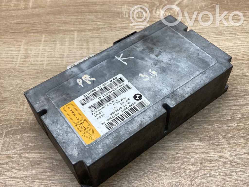 BMW 7 E65 E66 Unitate/modul de comandă airbaguri 