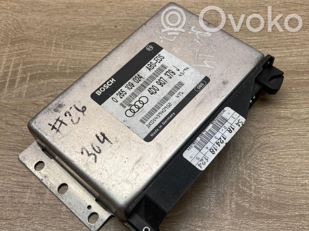 ABS control unit/module   4D0907379J,0265109024